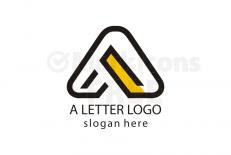 A letter logo icon design royalty free