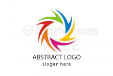 Abstract circle logo design