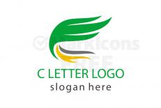 Alphabet letter c logo icon design