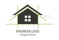 Building sketch logo design