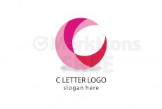 Colorful c letter logo design