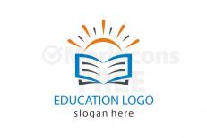 Educational book logo design