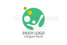 Enjoy people logo design free