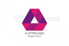 Free a letter logo design