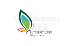 Free butterfly logo design