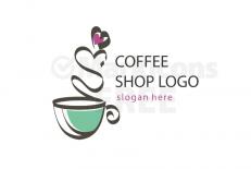 Free coffee cup logo design