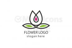 Free flower logo