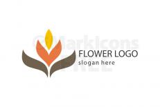 Free modern flower logo deign