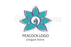 Free peacock logo design