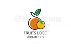 Fruits logo design free