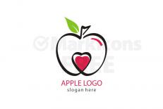Modern apple logo design