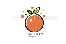 Modern orange logo design