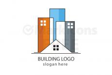 Real estate building logo design